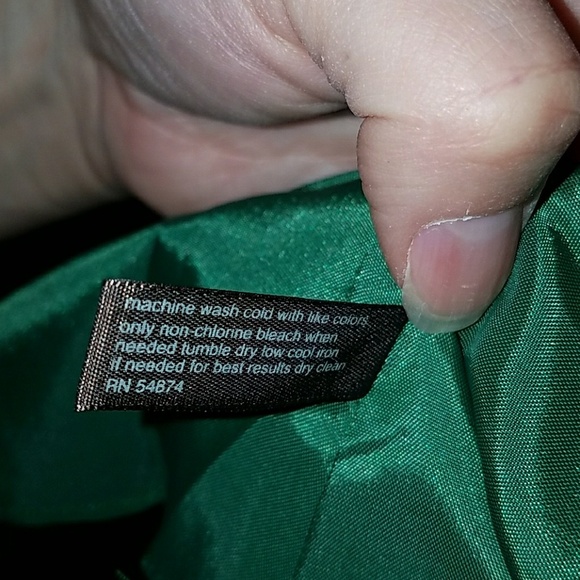 Hunter Green Strapless Dress Size 0 NWT - Picture 7 of 8